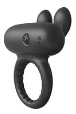 Dreamtoys RAMROD Rabbit Vibe Cockring (Black), vibračný krúžok na penis s králikom