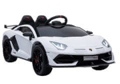 shumee Lamborghini Aventador White Battery Car