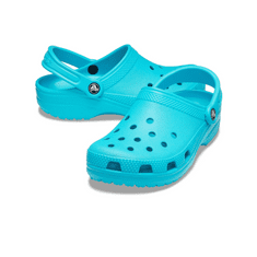 Crocs Classic Clogs pre deti, 19-20 EU, C4, Dreváky, Šlapky, Papuče, Digital Aqua, Modrá, 204536-4SL