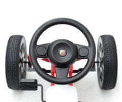 MILLY MALLY Detská šliapacia motokára Go-kart Milly Mally Abarth biela 