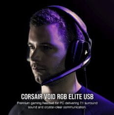 Corsair herný headset Void ELITE RGB Carbon