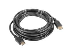 Kábel HDMI-HDMI 4,5m, 1.4, M/M tienený, pozlátené kontakty, CCS, ethernet, čierny