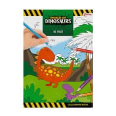 Toi Toys  Omaľovánka A4 96 strán dinosaurus