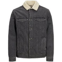 Jack&Jones Pánska džínsová bunda JJIJEAN 12213199 Grey Denim (Veľkosť L)