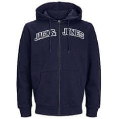 Jack&Jones Pánska mikina JJROUX Regular Fit 12241567 Navy Blazer (Veľkosť XXL)