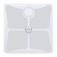 UMAX múdra váha Smart Scale US10C/ 0,2 – 180 kg/ Bluetooth 4.0/ 14 telesných parametrov/ čeština/ biela