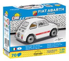 Cobi Stavebnica Fiat 500 Abarth 595, 1:35, 70 kociek