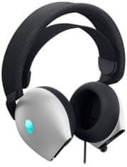 DELL náhlavná súprava AW520H/ Wired gaming Headset/ slúchadlá + mikrofón/ biela