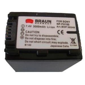 BRAUN akumulátor SONY NP-FH90, FH100, 3000mAh