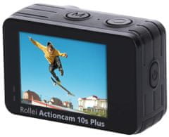 Rollei ActionCam 10s Plus / 4K 30fps / 1080p / 120fps / 170 ° / 2 "LCD / 30m pzd. / Čierna