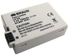 BRAUN akumulátor CANON LP-E8, 950mAh