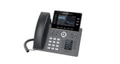 Grandstream GRP2616 SIP telefón, 2xdisplej, 4.3" a 2.4", 6 SIP účty, 24 pr.tl.,2x1Gb, WiFi, BT, USB