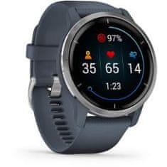 Garmin VENU 2 Silver/Granite Blue