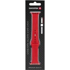 SWISSTEN BAND APP.W.SILIKON.38-40mm RED