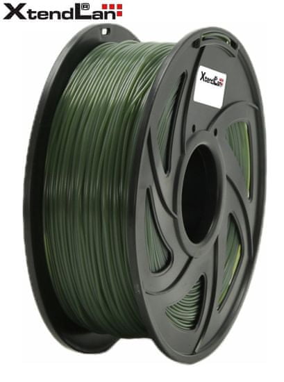 XtendLan PETG filament 1,75mm poľovnícky zelený 1kg