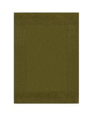 Flair Kusový ručne tkaný koberec Tuscany Textured Wool Border Green 120x170