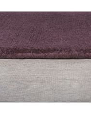 Flair Kusový ručne tkaný koberec Tuscany Textured Wool Border Purple 120x170