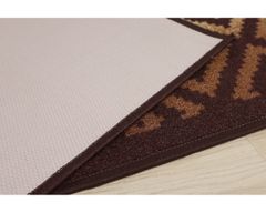 Berfin Dywany AKCIA: 150x120 cm s obšitím Protišmykový behúň na mieru Zel 1018 Brown šíre 120 cm