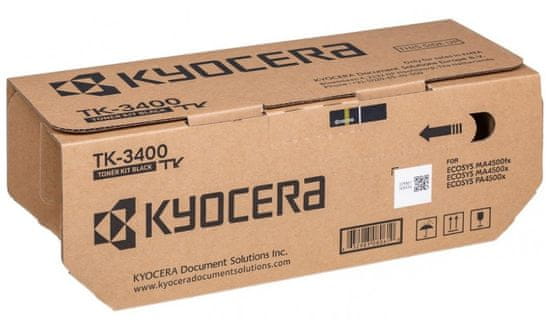 Kyocera toner TK-3400 (čierny, 12500 strán) pre ECOSYS PA4500x/MA4500x/fx