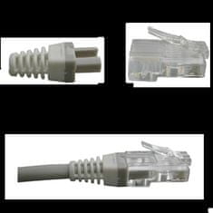 DATACOM Manžetka pre konektor RJ 45 sivá/biela 100 ks