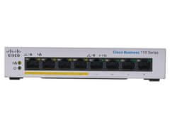 Cisco CBS110 Unmanaged 8-port GE, Partial PoE, Desktop, Ext PS