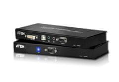 Aten KVM extender CE-600 USB, DVI (1024 x 768 na 60m)