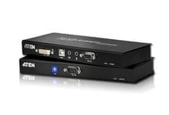 Aten KVM extender CE-600 USB, DVI (1024 x 768 na 60m)