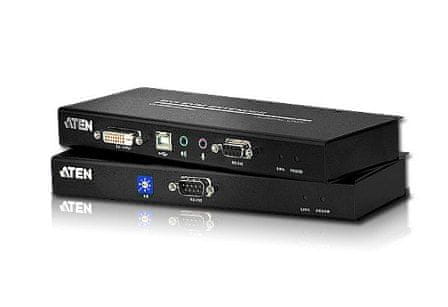 Aten KVM extender CE-600 USB, DVI (1024 x 768 na 60m)