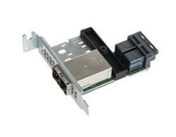 SuperMicro 8-port Mini SAS HD Inte-to-Ext cable adaptér s nízkym profilom