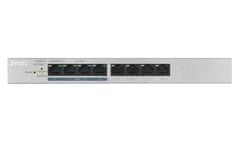 Zyxel GS1200-8HP 8-port Desktop Gigabit Web Smart switch, 4x PoE 802.3at, PoE budget 60W, fanless