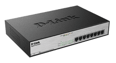 D-Link DGS-1008MP 8x 1000 Desktop Switch, 8PoE port