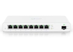 Ubiquiti UISP Router - 8x GbE, 1x SFP, fanless, 8x PoE Out 27V (PoE budget 110W)