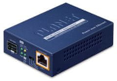 Planet Planét GUP-805A-95W konvertor RJ45/SFP, 1Gbps, PoE injektor 802.3bt 95W