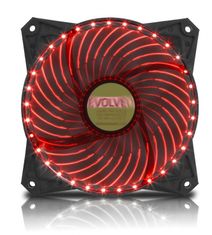 Evolveo ventilátor 120mm, LED 33 bodov, červený