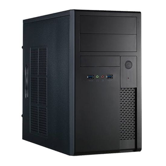 Chieftec MiniT Mesh XT-01B-350GPB / micro ATX / USB 3.0 / 350W zdroj / čierny