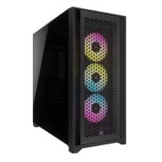 Corsair iCUE 5000D RGB AIRFLOW/Midi Tower/Transpar./Čierna