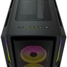 Corsair iCUE 5000T RGB/Midi Tower/Transpar./Čierna