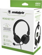 Snakebyte slúchadlá Head: Set SX pre XBox čierna