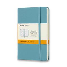 Moleskine Zápisník - tvrdé dosky S, linajkový, tyrkysový