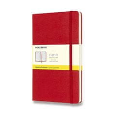 Moleskine Zápisník - tvrdé dosky L, štvorčekový, červený