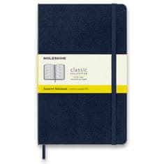 Moleskine Zápisník - tvrdé dosky L, štvorčekový, tm. modrý