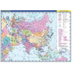 Ázia - školská nástenná politická mapa 1:10 mil./136x96 cm