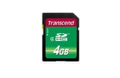 Transcend 4GB SDHC (Class 4) pamäťová karta, modrá/čierna