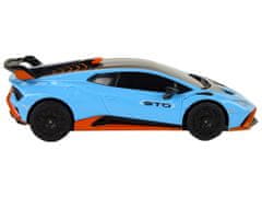 Lean-toys Auto R/C Lamborghini Huracan 1:24 Rastar Blue