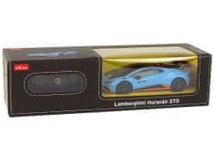 Lean-toys Auto R/C Lamborghini Huracan 1:24 Rastar Blue