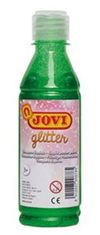 JOVI temperová farba glittrová 250 ml vo fľaši zelená