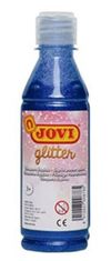 JOVI temperová farba glittrová 250 ml vo fľaši modrá