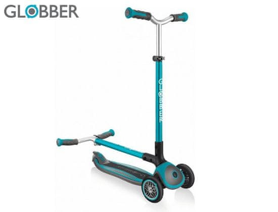 Globber Kolobežka MASTER Solid black Wheels Teal