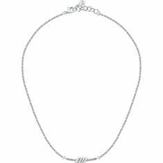 Morellato Elegantný oceľový náhrdelník s kryštálmi Torchon SAWZ04