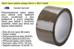HADEX Lepiaca páska - izolepa hnedá 48mm/60m Manuli